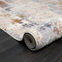 8' X 10' Beige Abstract Area Rug