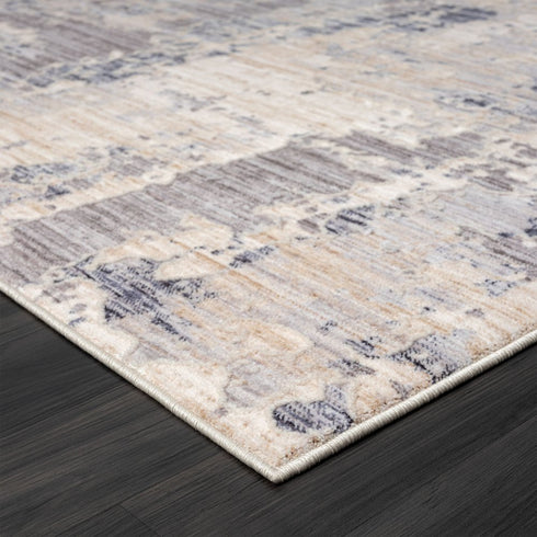8' X 10' Gray Abstract Area Rug