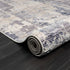8' X 10' Gray Abstract Area Rug