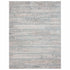 8' X 10' Blue Abstract Distressed Area Rug