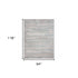 8' X 10' Blue Abstract Distressed Area Rug