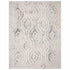8' X 10' Cream Abstract Distressed Area Rug