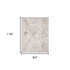 8' X 10' Cream Abstract Distressed Area Rug