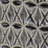 10" Gray Geometric Bud Terracotta Table Vase