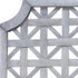 Set of Two Gray Geometric Solid Wood Square Framed Art