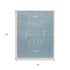 Set of Two Blue And White Farm Sweet Farm Metal Wall Decor