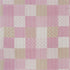 70" X 50" Pale Pink Kantha Cotton Patchwork Throw Blanket with Embroidery