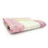 70" X 50" Pale Pink Kantha Cotton Patchwork Throw Blanket with Embroidery