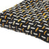 50" X 60" Black And Gold Geometric Cotton Woven Throw Blanket with Tassels