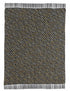 50" X 60" Black And Gold Geometric Cotton Woven Throw Blanket with Tassels