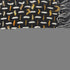 50" X 60" Black And Gold Geometric Cotton Woven Throw Blanket with Tassels
