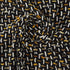 50" X 60" Black And Gold Geometric Cotton Woven Throw Blanket with Tassels