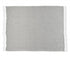 50" X 60" Gray and White Woven Cotton Geometric Throw Blanket with Fringe