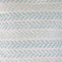 18" Light Blue And White Chevron Cotton Throw Pillow