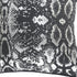 20" X 20" Black And Silver 100% Cotton Animal Print Zippered Pillow