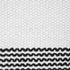 20" X 20" Black And White 100% Cotton Geometric Zippered Pillow