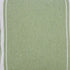 20" X 20" Green And White 100% Cotton Geometric Zippered Pillow