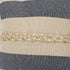 24" Denim Blue Jute Throw Pillow