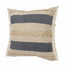 24" Denim Blue Jute Throw Pillow