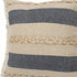 24" Denim Blue Jute Throw Pillow