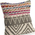 18" Blue and Beige Throw Pillow