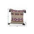 20" Black and Yellow Throw Pillow with Tassels