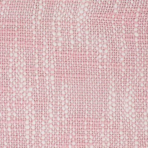 20" X 20" Pink Gray And White 100% Cotton Striped Zippered Pillow