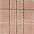 20" Pink And Yellow Cotton Plaid Throw Pillow with Fringe