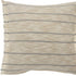 20" Taupe and Dusty Blue Jute Throw Pillow