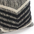 18" Black and Off White Throw Pillow