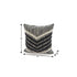 18" Black and Off White Throw Pillow