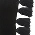 20" X 20" Black And Ivory 100% Cotton Striped Zippered Pillow
