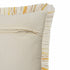 20" X 20" Black Gold And White Polyester And Cotton Blend Geometric Zippered Pillow