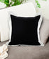 20" Black And White Cotton Geometric Throw Pillow