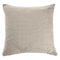 18" Cream Cotton Throw Pillow