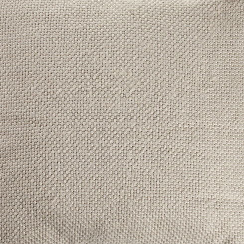 18" Cream Cotton Throw Pillow