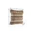 20" X 20" Beige And White Polyester Geometric Zippered Pillow