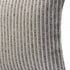 22" X 22" Beige And Cream 100% Cotton Striped Zippered Pillow