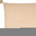 30" X 30" Beige And Cream 100% Cotton Chevron Zippered Pillow