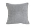 18" X 18" Black And White 100% Cotton Geometric Zippered Pillow