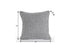 18" X 18" Black And White 100% Cotton Geometric Zippered Pillow