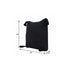 20" X 20" Jet Black 100% Cotton Zippered Pillow