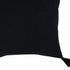 20" X 20" Jet Black 100% Cotton Zippered Pillow