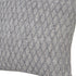 20" X 20" Gray 100% Cotton Geometric Zippered Pillow