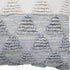 20" X 20" Heathered Gray And Off-White 100% Cotton Geometric Zippered Pillow