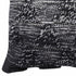 20" X 20" Black And Off-White 100% Cotton Geometric Zippered Pillow