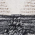 20" X 20" Black And Off-White 100% Cotton Geometric Zippered Pillow