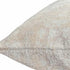 20" X 20" Gray And Beige Polyester Abstract Zippered Pillow