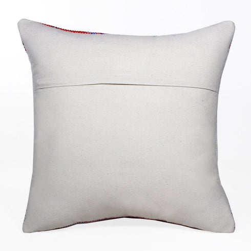 20" Red and White Throw Pillow