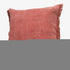 20" Dusty Rose Cotton Throw Pillow with Fringe